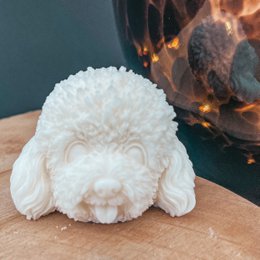 Puppy candle - Small Dog Head Candle