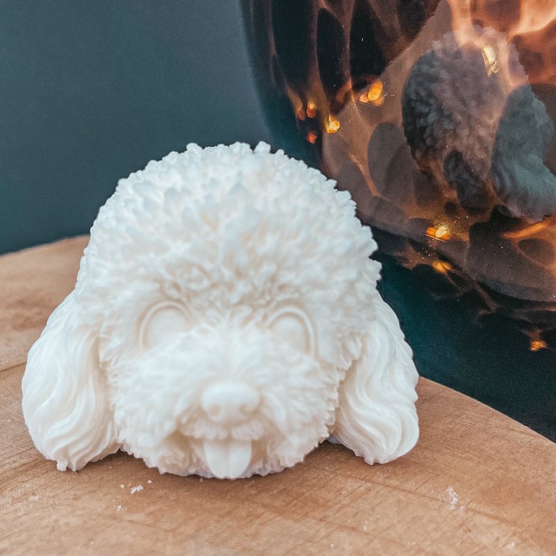 Puppy candle - Small Dog Head Candle