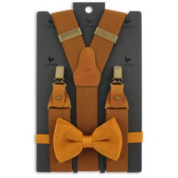 Sir Redman suspenders combi pack Correy Cognac