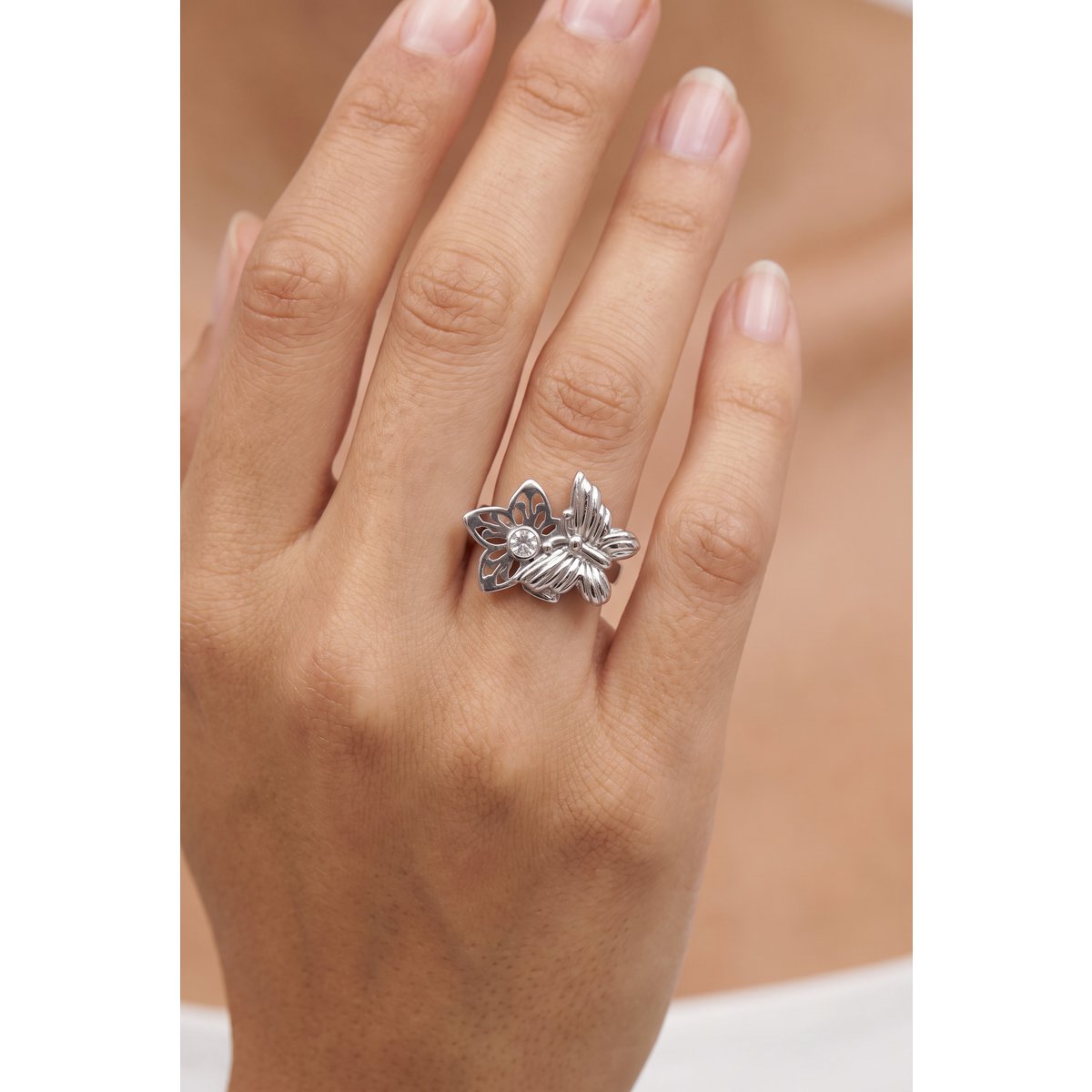 Bague en acier inoxydable ajustable