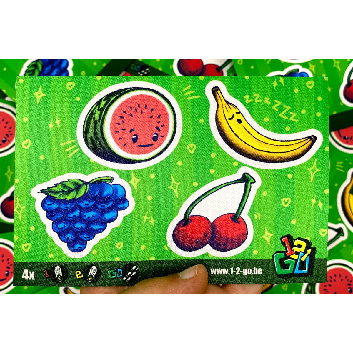 Fruitjes - Schoenstickers