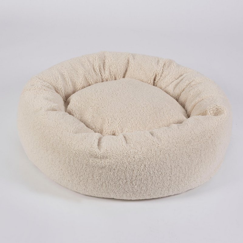Hundekissen Donut Kuschelnest LOOP Paddy creme
