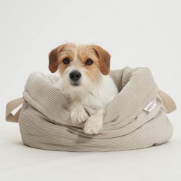 Hundekörbchen Shopper Little Basket Chelsea Cord gravel