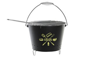 METALEN BARBECUE 42X27X21 14 ZWART RC180171