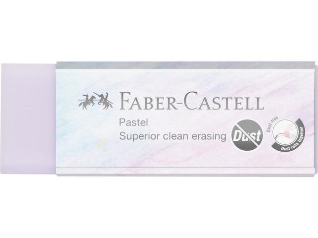 Eraser FC pastel sin polvo displ 20 piezas culo. colorear