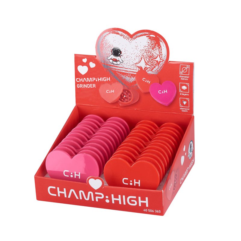 Grinder plastic in heart