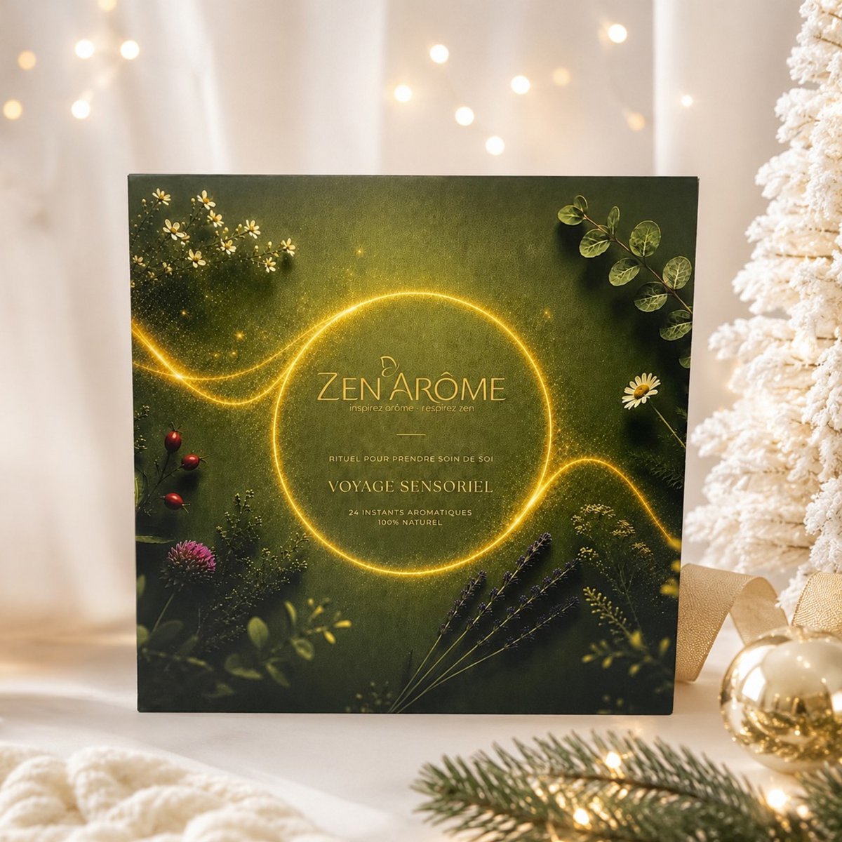 Aromatherapie-Adventskalender – 24 Tage Wohlbefinden: Diffusoren, reine ätherische Öle, Synergien und Zubehör – Premium-Geschenkbox