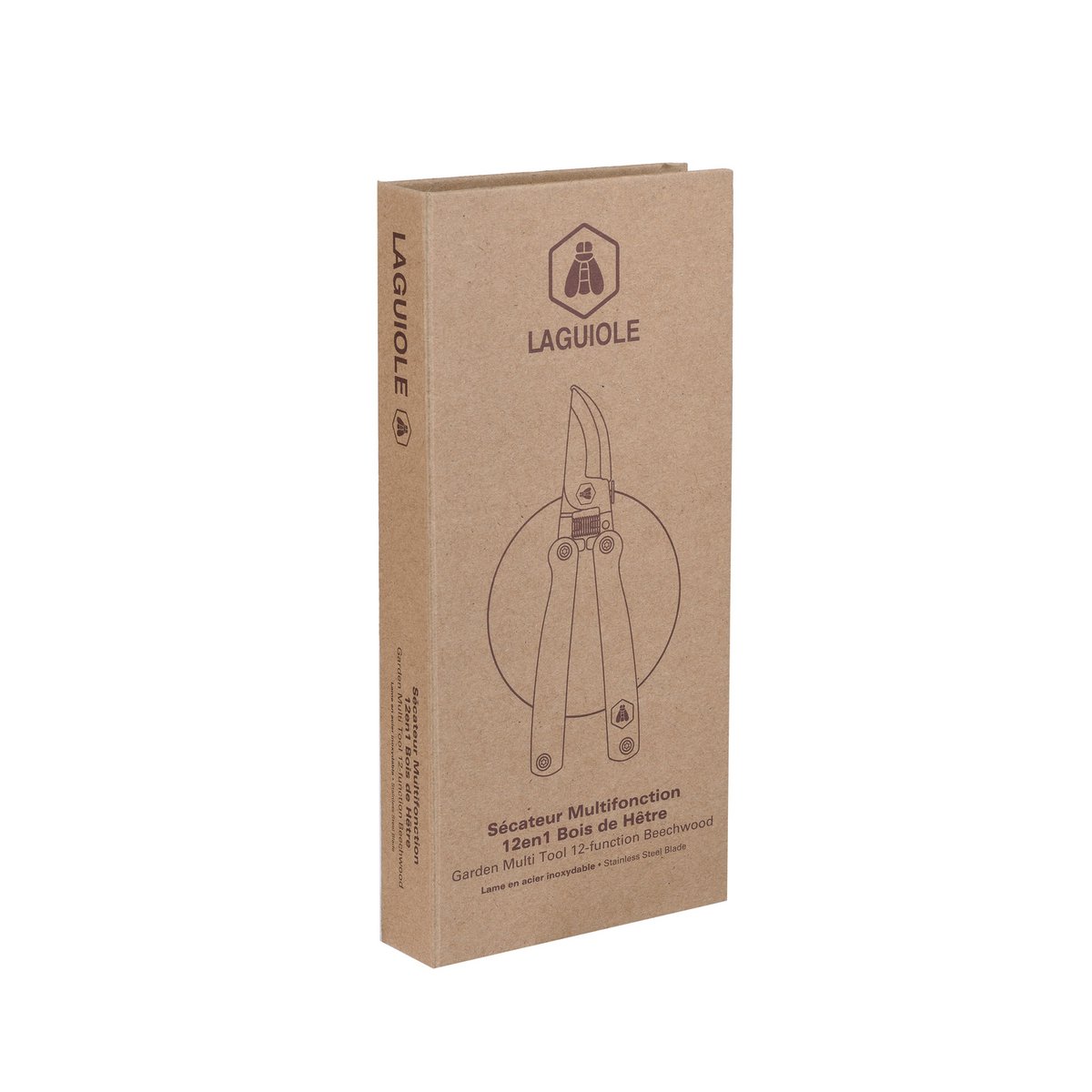 Laguiole Multifunction 12 in 1 in beech wood