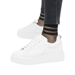 Calcetines voile transparente resistente - Be a Neo Queen - Negro