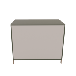 Dresser Polly Basic with doors - Green