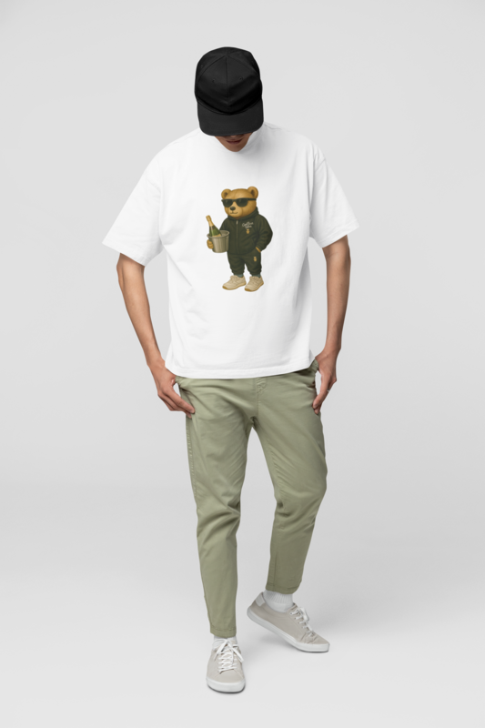 Oversized T-shirt Prosecco Night Bear