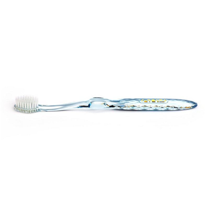 Nano-b zilveren tandenborstel blauw
