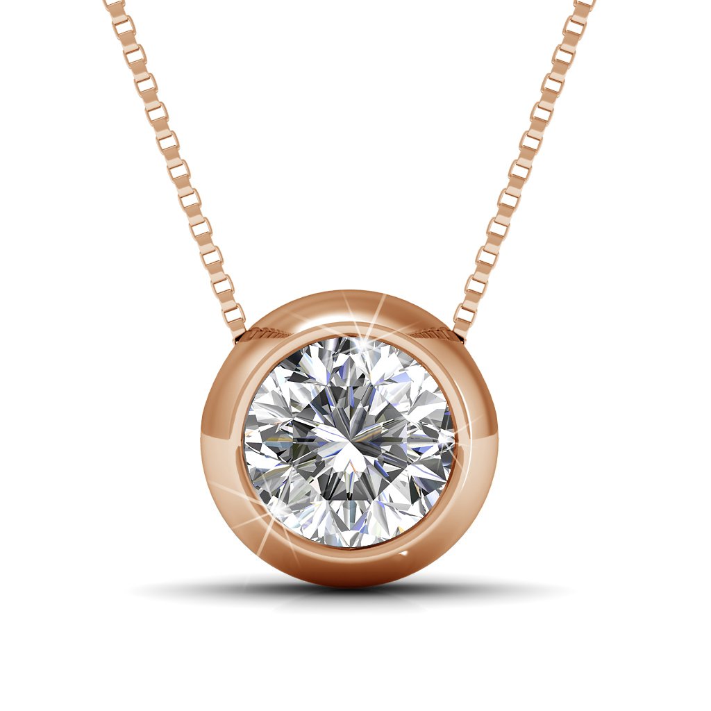 Set Luna di nascita - Oro rosa e cristalli