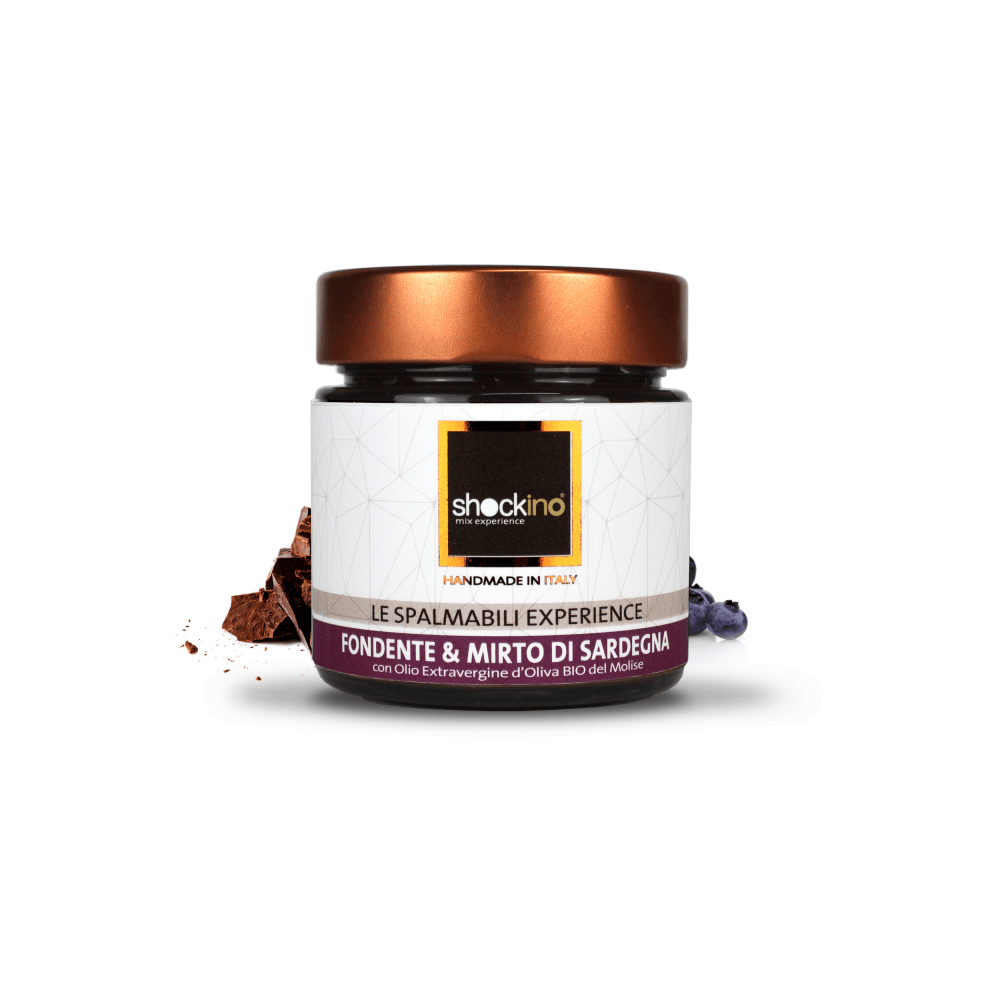 Crema spalmabile Fondente e Mirto di Sardegna (senza latte)
