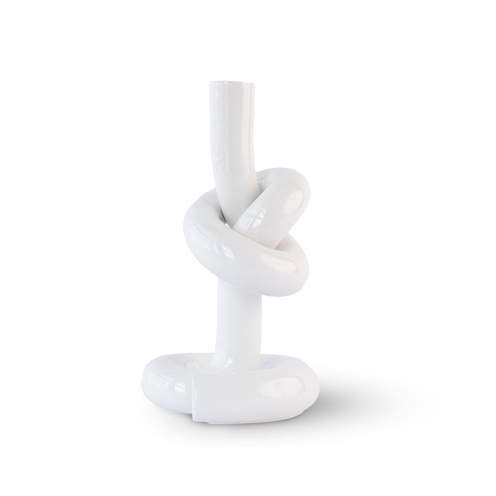 KNOTTED CANDLEHOLDER