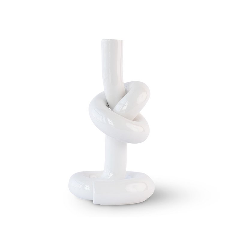 KNOTTED CANDLEHOLDER