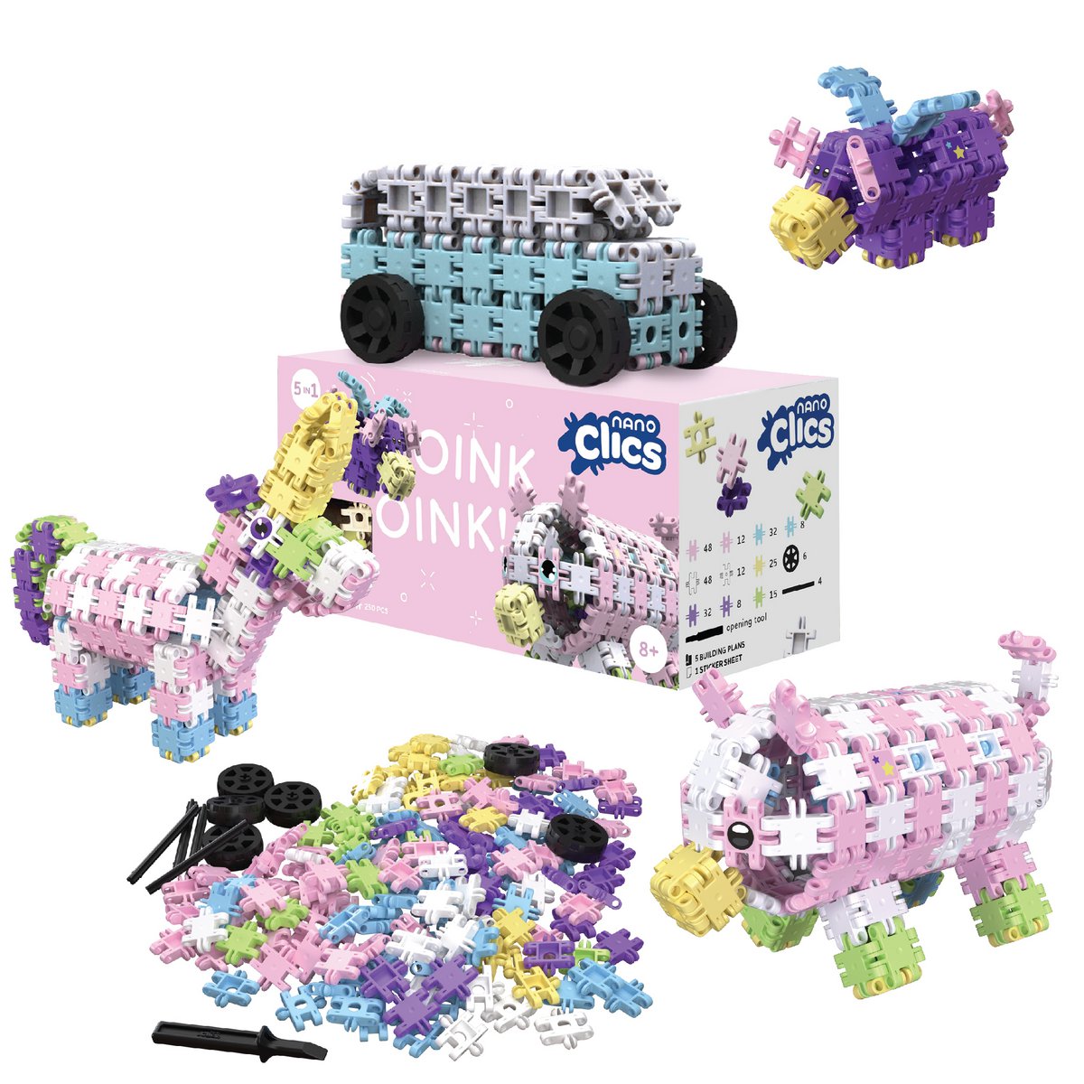 Nano Clics - Fantasy Builders - 250pcs