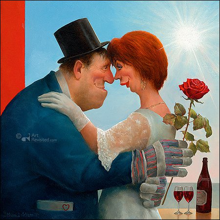 Card folder - Marius van Dokkum, True love