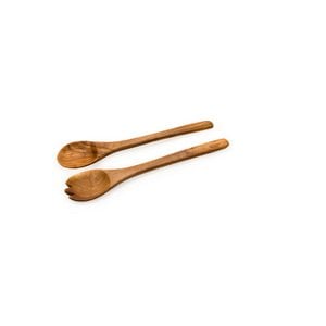 Olivenholz-Salatbesteck aus der Provence, S 20 cm