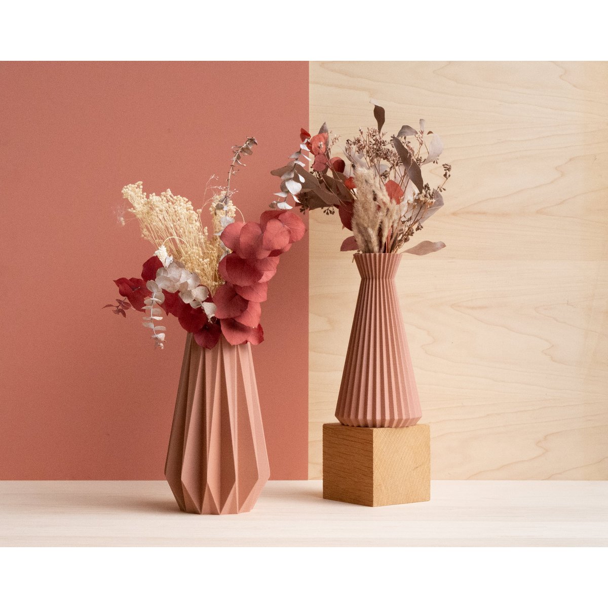 Natural Wood 30cm height