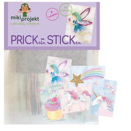 Håndværkssæt Prick-Stick 'Wishes' Prikkeling + broderi