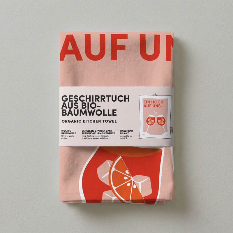 Geschirrtuch Bio Baumwolle - Drink - Nr. 7