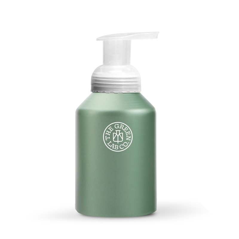 Aluminum “forever” design bottle with foam pump
