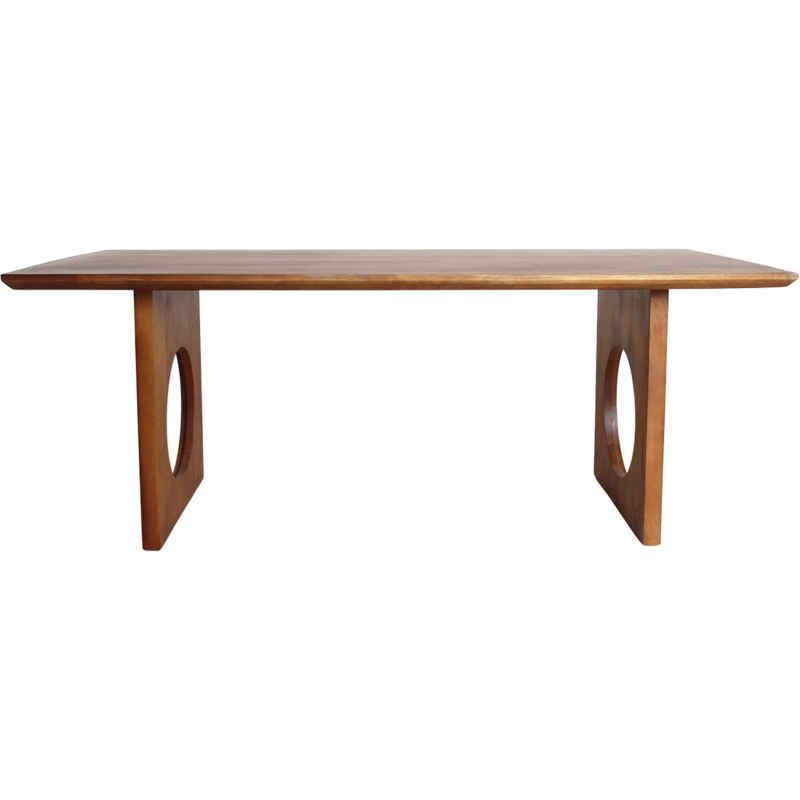 Bullnose Affaset mangotræ spisebord Loop