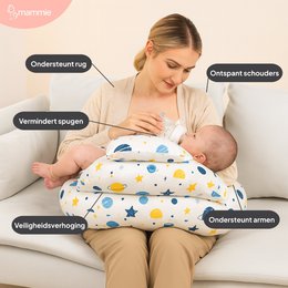 Nursing Pillow with Removable Cover – Soft Plush Material 