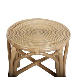 Rattan side table Deria