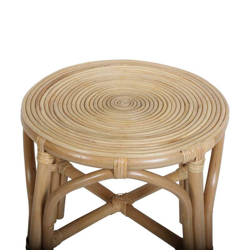 Rattan side table Deria