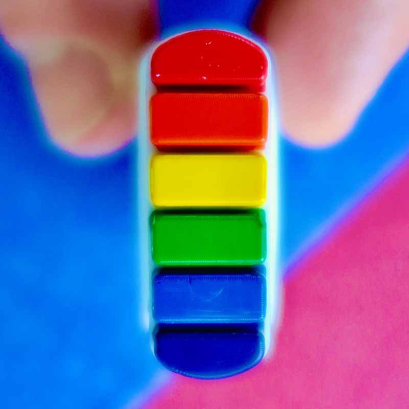 Rainbow Pride ansigtsmalingstav