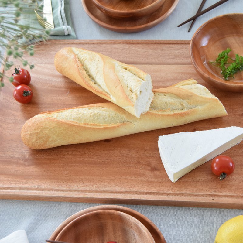 Cutting Board with Groove - Khaya Wood - Hand made - Eco-friendly