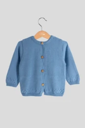 Knitted baby jacket 03121T