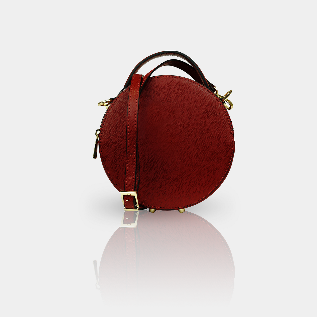 Round shoulder bag `` MADEIRA ''