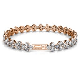 Bracciale Principessa - Or Rosé et Cristal