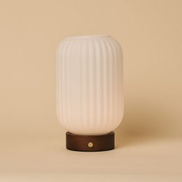 Lilly Donkerbruine Oplaadbare Lamp