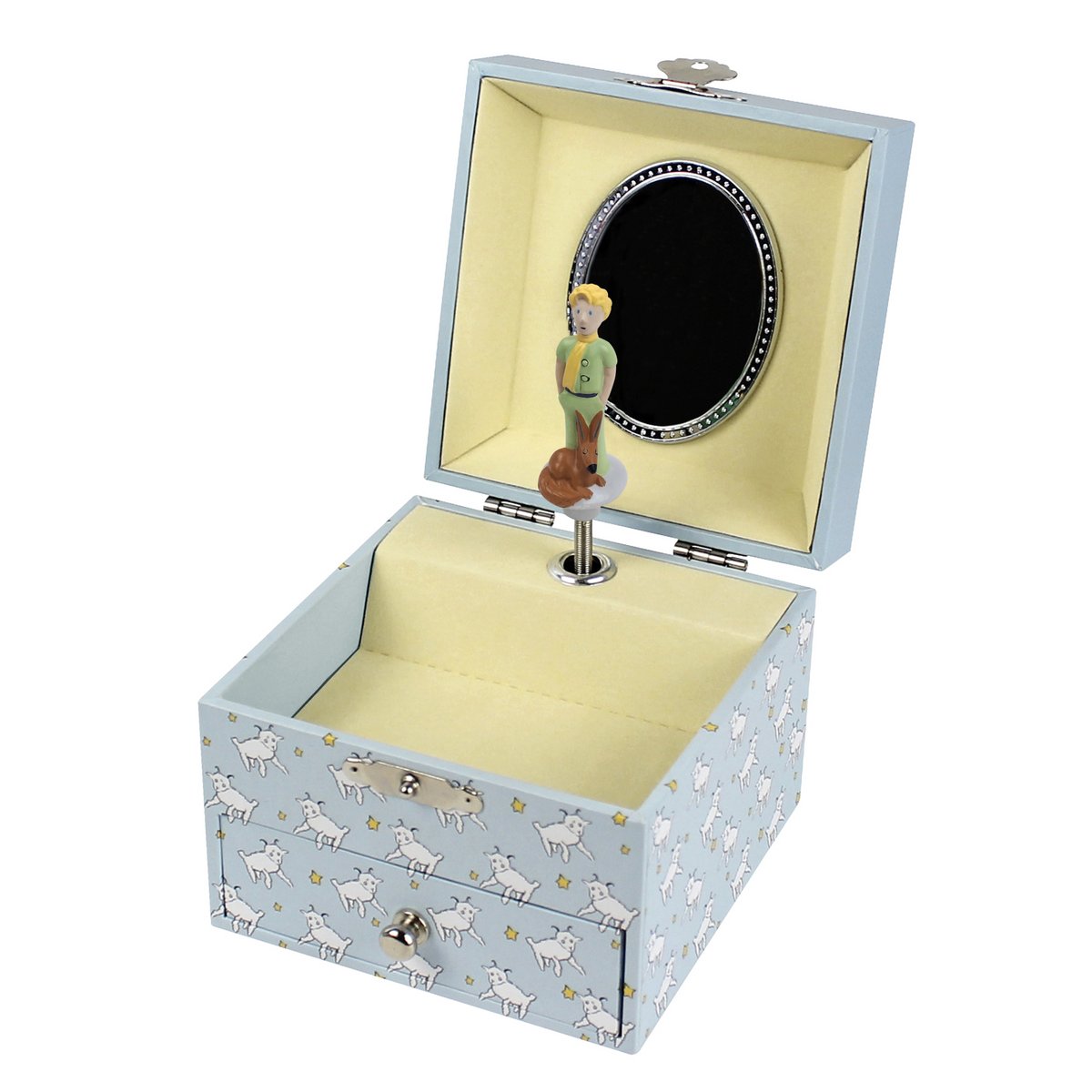 Coffret Musique Cube Phosphorescent Le Petit Prince et mouton