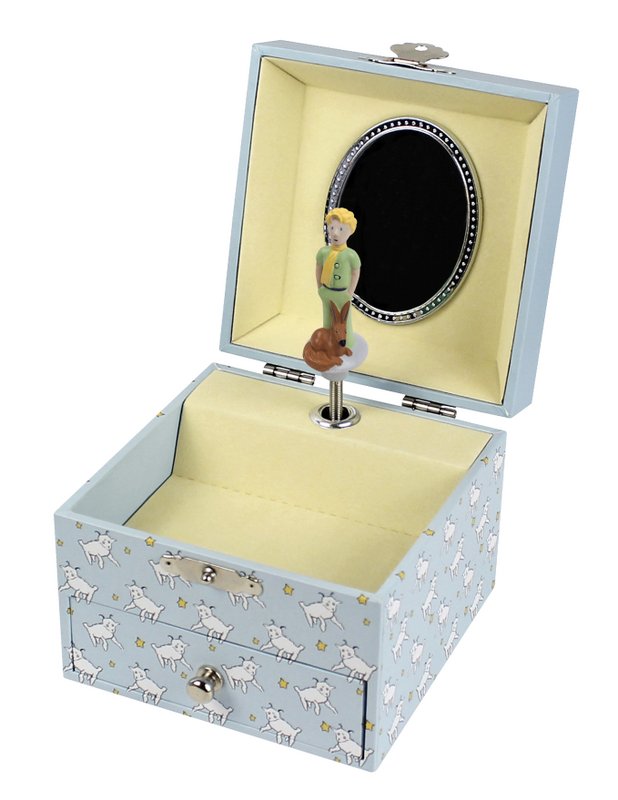 Coffret Musique Cube Phosphorescent Le Petit Prince et mouton