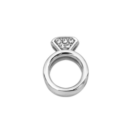 MESH CHARM ENGAGEMENT SILBER