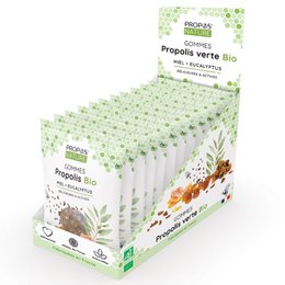 PROPOLIS, HONING & BIOLOGISCHE EUCALYPTUS GOMMEN - KEELPIJN - 45G