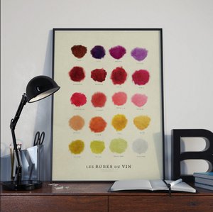 Les Robes du Vin - 50x70cm