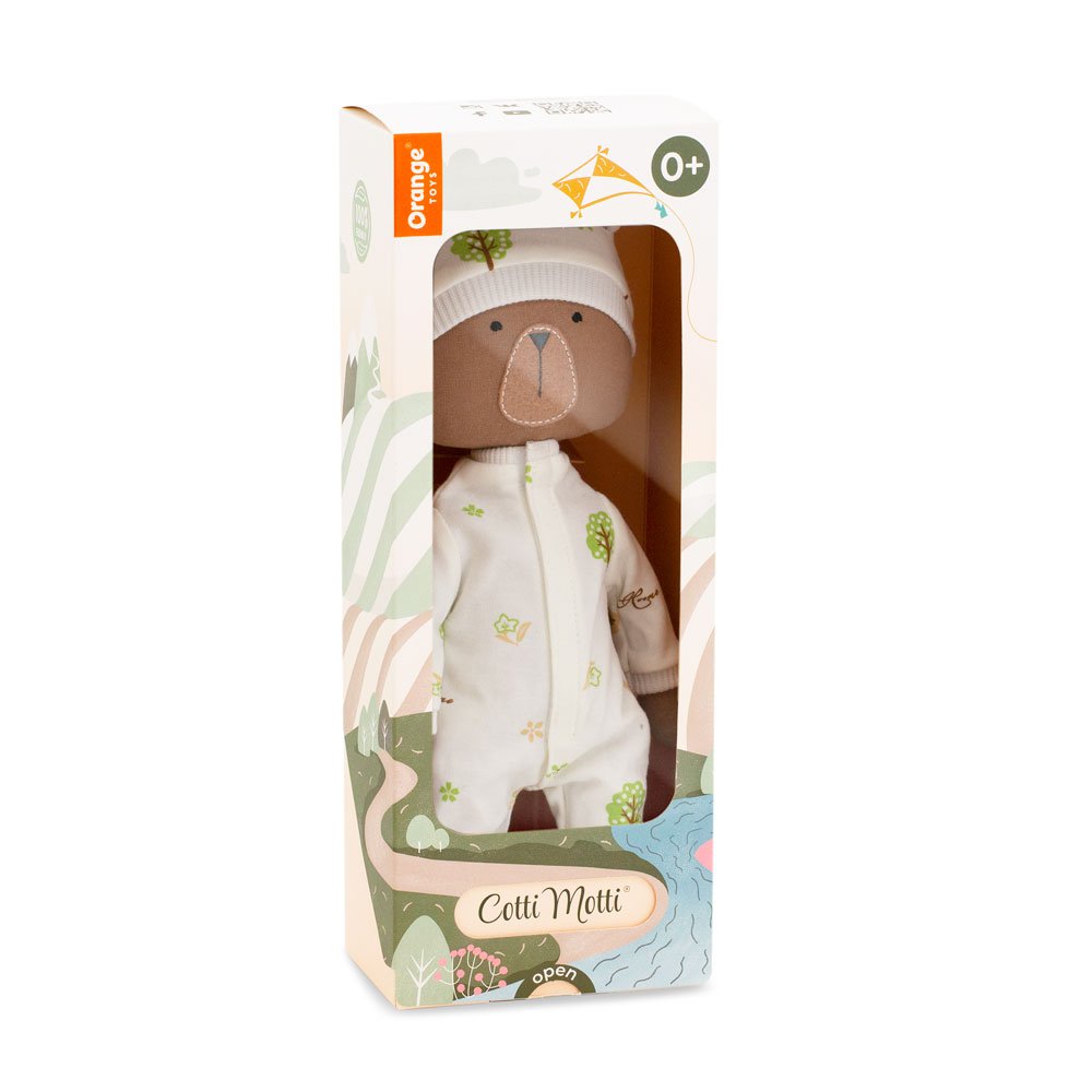 Cotton soft toy, Cotti Motti - Oscar the Bear (30cm)
