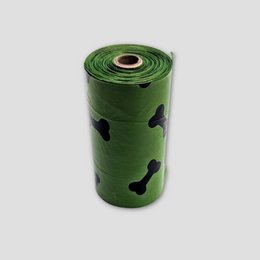 Canine excrement bags roller