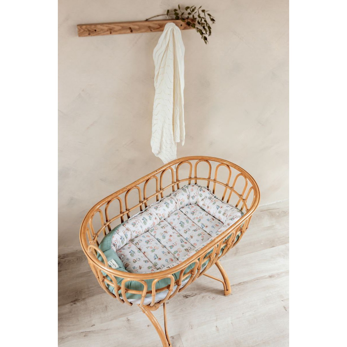 Couverture bébé AUSILIA - coton - CRÈME