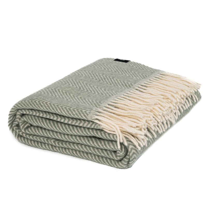 Plaid WOOOL - Manhattan (Vert Clair)