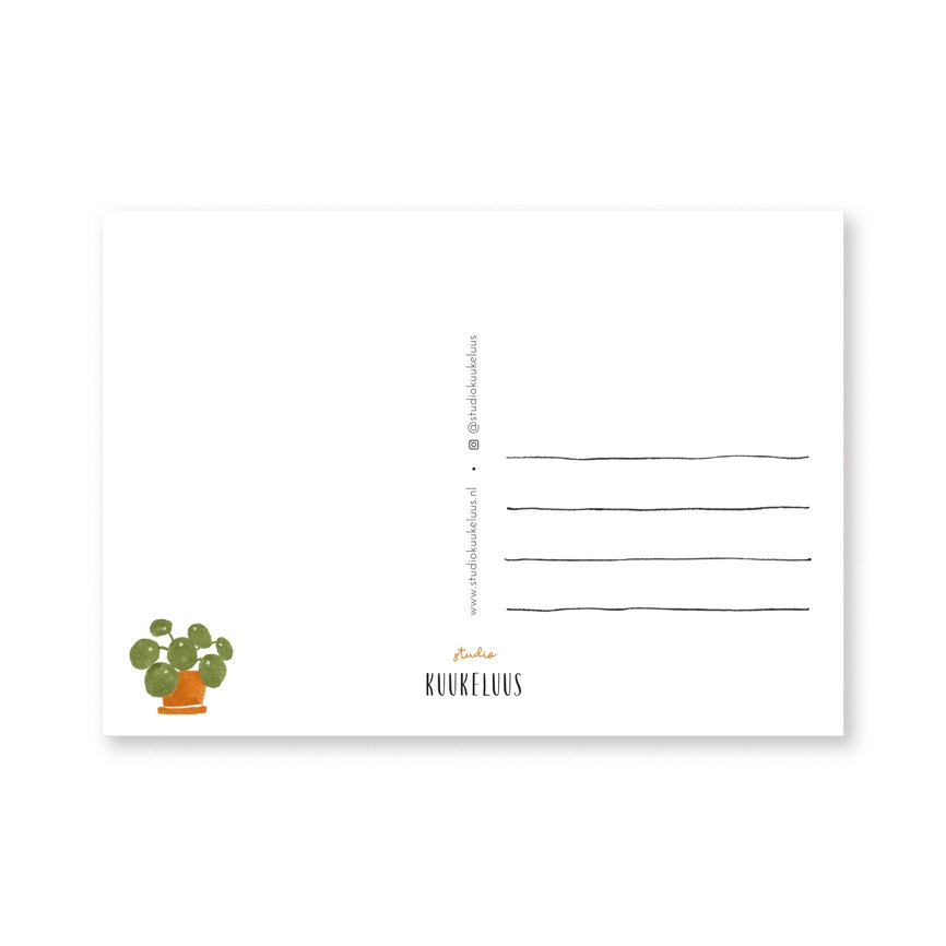 Postcard | Calico cat