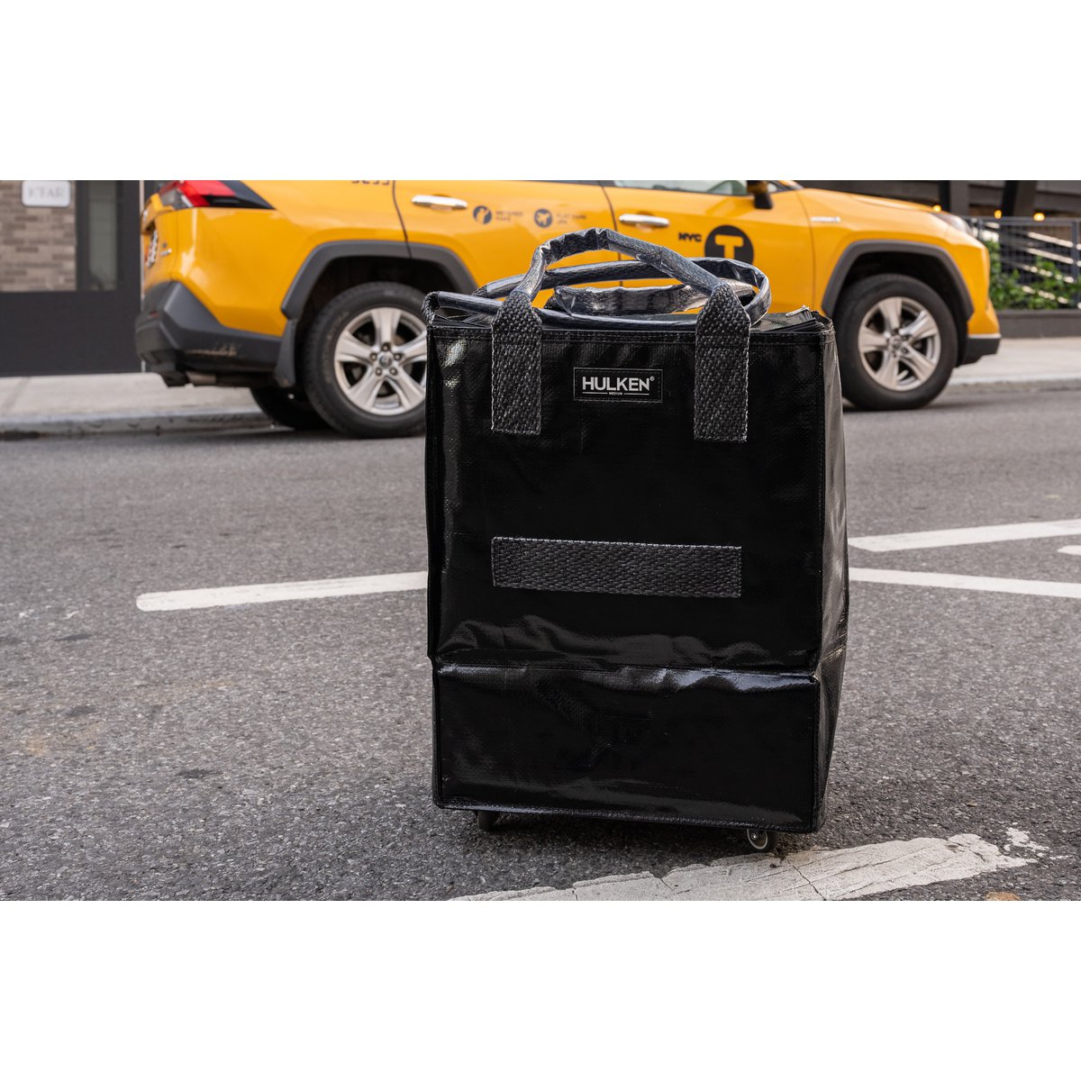 Hulkenbag Large Black met ingebouwde Cover
