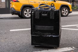 Hulkenbag Duży czarny z wbudowaną osłoną