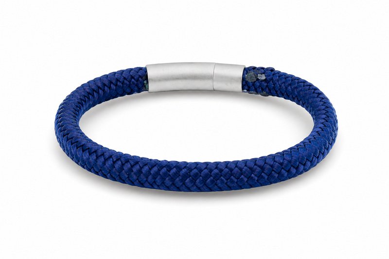 Pulsera de cuerda 6mm - Colección Ruyter | Edición plata